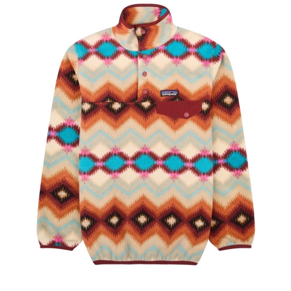Patagonia Multicolor Zigzag Fleece Sweatshirt